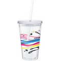 16 Oz. Spirit Tumbler w/ 4CP Film Insert